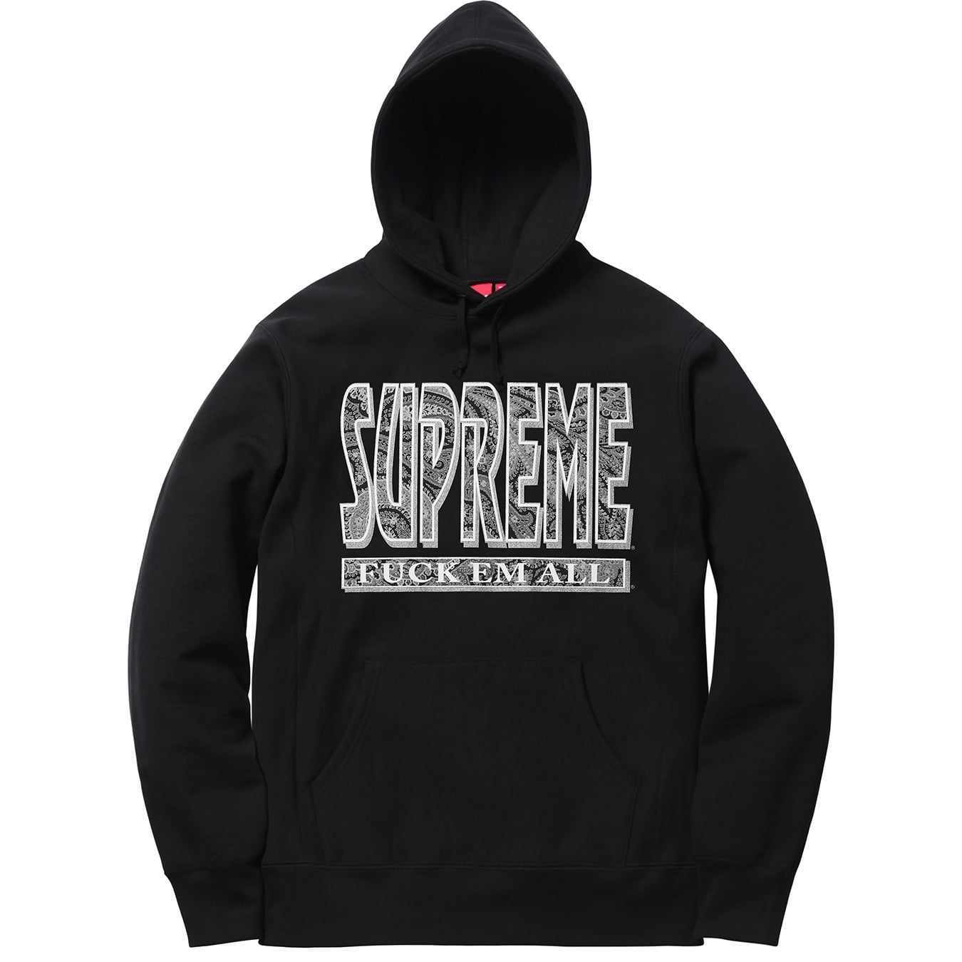 Paisley Fuck Em All Hooded Sweatshirt view 2
